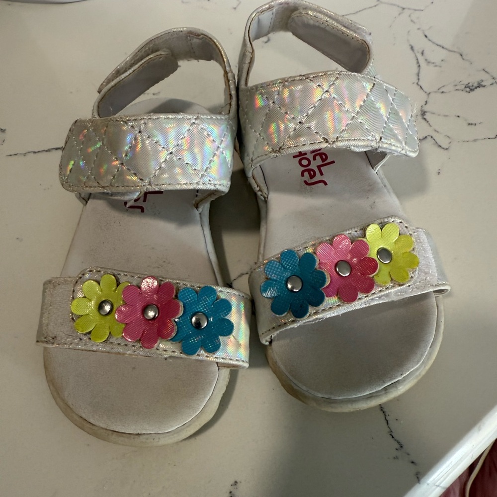 2 pairs Girls sandals size 6, both pairs Rachel shoes, Watelves
